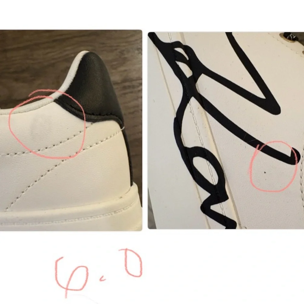 NEW [Karl Lagerfeld] Candace Signature Logo Sneakers Black/White Women’s 6 & 6.5 - Picture 11 of 12